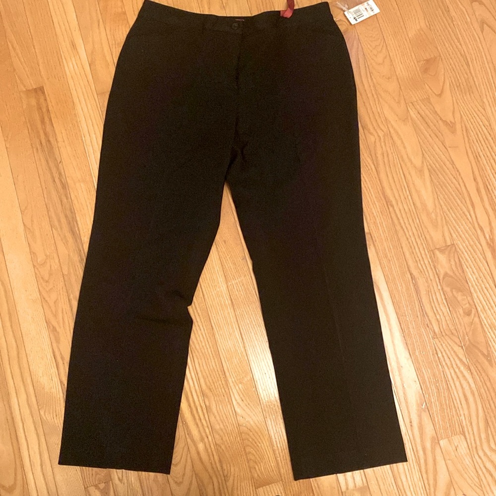 Charter club slim it up size 14w black dress pants